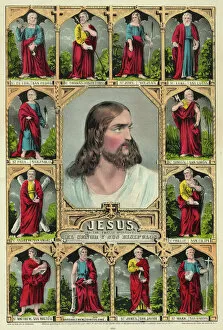Apostles Collection: Jesus: and the twelve apostles