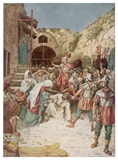 Jesus Carries Cross