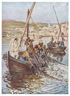 Huge Collection: Jesus Catches Fish
