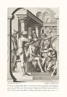 Basel Prints: Jesus Christ is crowned with a crown of thorns