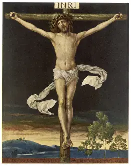 Crucifixion Prints: JESUS ON CROSS (DURER)