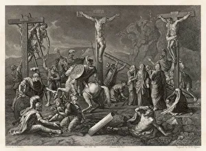 Companions Prints: JESUS ON CROSS POUSSIN