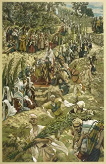 Enters Collection: Jesus entering Jerusalem on Palm Sunday