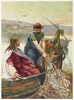 Miracles Gallery: Jesus and Fishes
