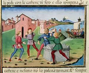 Predis Prints: Jesus goes to Gethsemane and finds a man possessed by the de