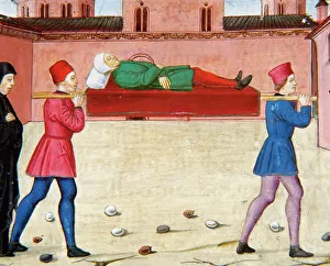 Predis Prints: Jesus, going to Naim, find people carrying a dead, only chil