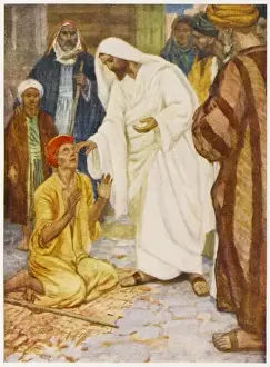Heals Prints: Jesus Heals the Blind