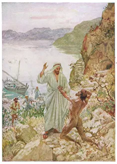 Miracles Gallery: Jesus Heals Madman