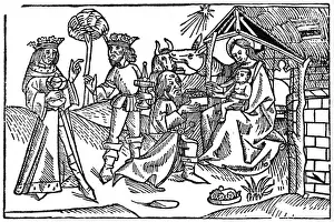 Caxton Prints: Jesus and Magi (Caxton)