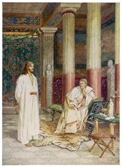 Jesus with Pilate