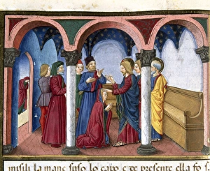 Faithful Collection: While Jesus was preaching in a synagogue meets a numb woman