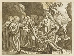 Miracles Prints: JESUS RAISES LAZARUS
