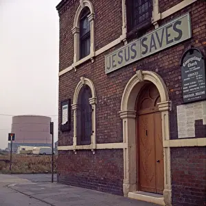 Robin Prints: Jesus Saves. Middlesbrough 1970s