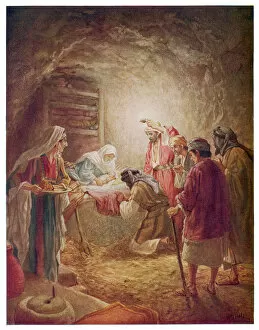 Nativity Collection: Jesus and Shepherds / Hole