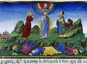 Appears Collection: Being Jesus transfigured on the mountain with Moses