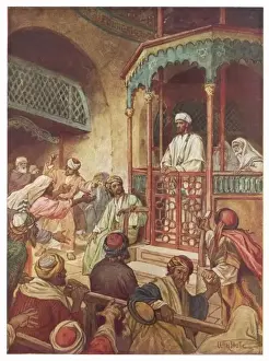 Upsets Prints: Jesus Upsets Synagogue