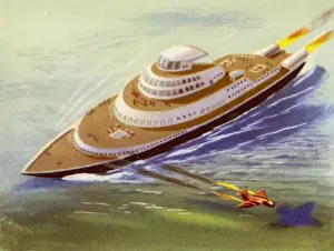 Propelled Prints: Jet-Propelled Steamship