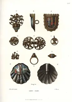 Jewelry from the end of the 15th and early 16th centuries