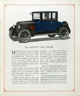 The Jewett Six automobile