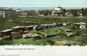 Salonika Collection: Jewish Cemetery at Salonika