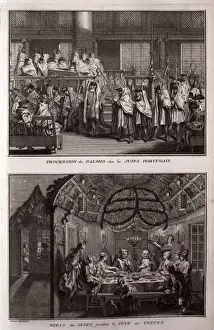 Feasts Prints: Jewish ceremonies and feasts
