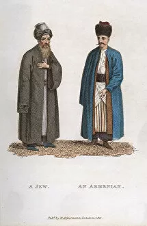 Images Dated 7th December 2017: A Jewish Man and An Armenian Man