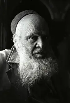 Synagogue Prints: Jewish man, El Ghriba synagogue - 1