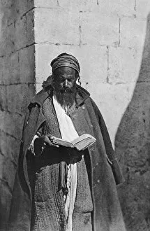 Jewish man praying, Jerusalem