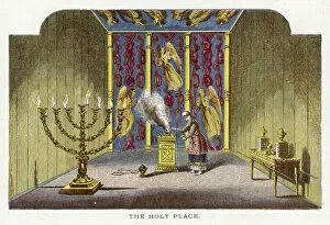 Adjoining Gallery: Jewish temple interior, holy room