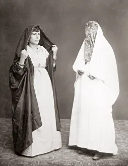 Ethnicity Prints: Jewish women outdoor clothing, Beirut, Lebanon c. 1880 s
