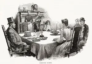 Jews Prints: The Jews in New York PASSOVER SUPPER Date: 1892