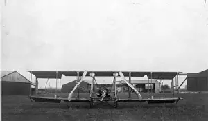 Eastchurch Prints: Jezzi Biplane at Eastchurch in 1911
