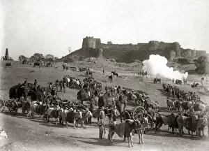 Jhansi Fort and Elephant Battery, c. 1885-1887