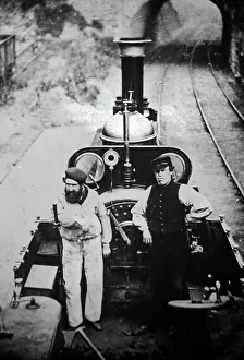 Jim Redford engine driver, Burnley, Victorian period