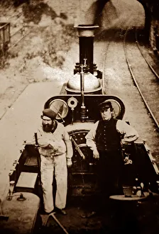 Jim Redford engine driver, Burnley, Victorian period