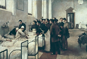 Sevilla Collection: JIMENEZ ARANDA, Luis. The visit of the doctor