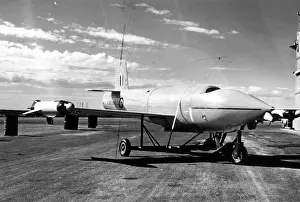 Jindivik on its launch trolley