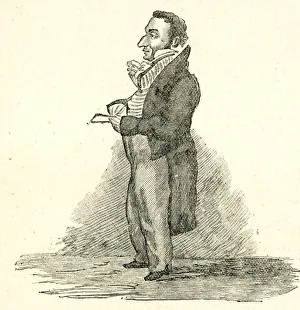 Images Dated 16th January 2020: JMW Turner, caricature by Hawkesworth Fawkes