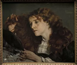 Images Dated 11th July 2015: Jo, the Beautiful Irish Girl, 1866, by Gustave Courbet