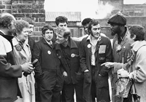Richardson Prints: Jo Richardson, Labour politician, with group at Dagenham
