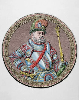 Joachim Gallery: Joachim II Hector (1505-1571). Elector of Brandenburg. Color