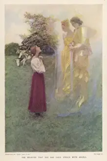 Joan of Arc with Angels