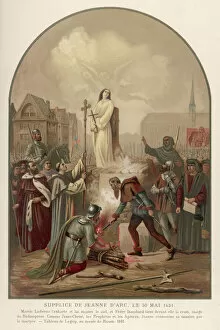 Martin Collection: JOAN OF ARC BURNED