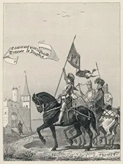 1428 Prints: JOAN OF ARC AT CHINON
