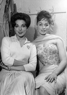 Novelist Collection: Joan and Jackie Collins 1950s