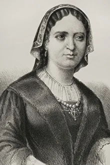 Lithography Collection: Joanna la Beltraneja (1462-1530). Spanish Infanta