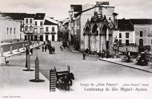 Acores Collection: Joao Franco Street, Ponta Delgada, Sao Miguel Island, Azores