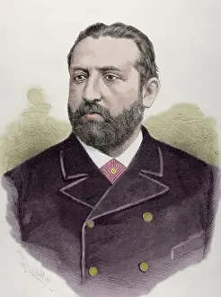 Joaquin Prints: Joaquin Lopez Puigcerver (1841-1906). Spanish politician. En