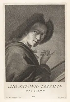 Court Painter Prints: Johann Anton Eisemann, landscape artist, 1634-1698