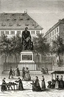 Gutenberg Prints: Johann Gutenberg / Statue